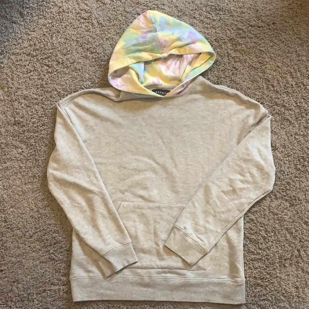 Pacsun Hoodie with Tie Dye
